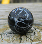 14mm Black Marble Howlite