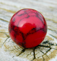 14mm Red Howlite