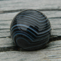 10mm Black Stripe Agate