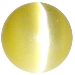 8mm Yellow Cateye