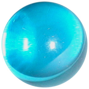 10mm Clear Electric Blue