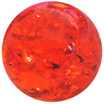 14mm Clear Cracked Orange