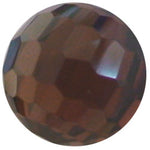 10mm Facet Brown CZ