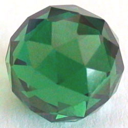 8mm Emerald Green CZ Diamond