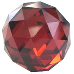 12mm Red CZ Diamond Cut