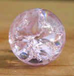 12mm Clear Cracked Pink