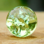 12mm Clear Cracked Peridot