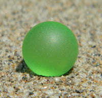 12mm SeaGlass Pistachio Green