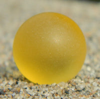 8mm SeaGlass Yellow