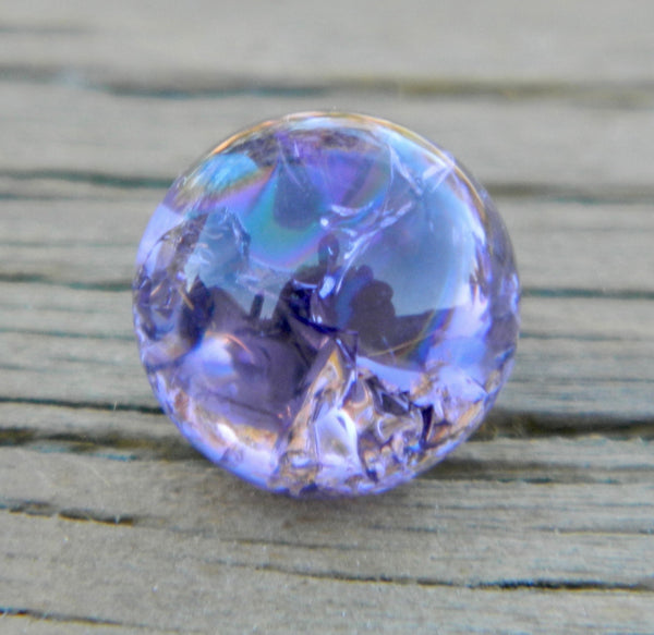 10mm Clear Cracked Amethyst