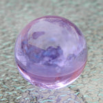 10mm Clear Glass Amethyst