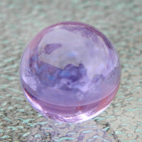 16mm Clear Glass Amethyst