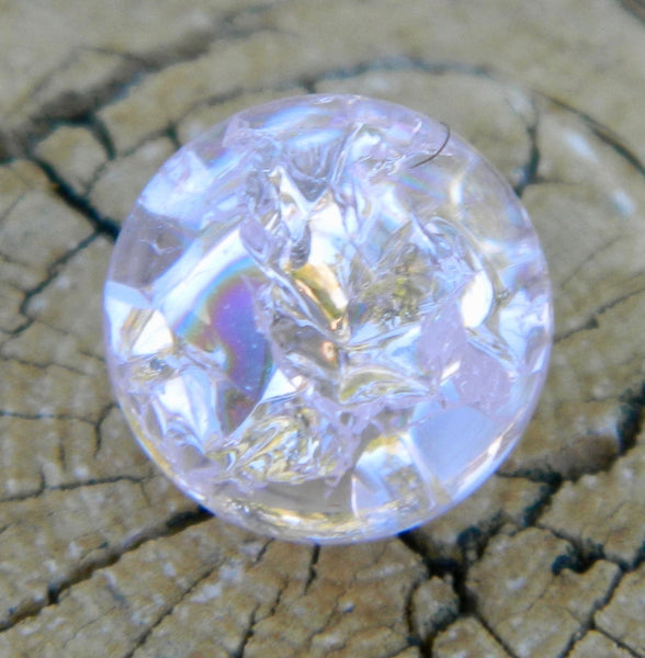 10mm Clear Cracked Light Pink