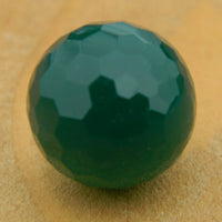 12mm Facet Green Onyx