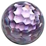 10mm Facet Lavender CZ