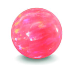 14mm Hot Pink Opal