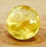 12mm Clear Cracked Yellow